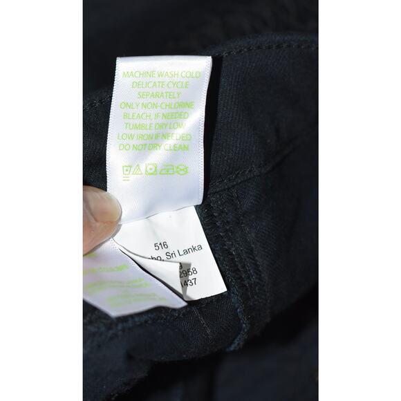 Lilly Pulitzer Onyx South Ocean Lace Trim Skinny Jeans Size 2 - Picture 12 of 12